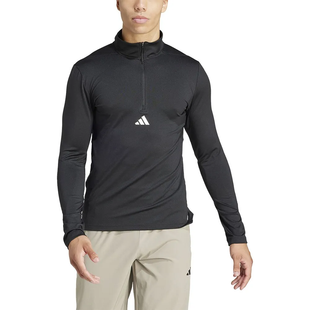 

Толстовка adidas Workout half zip, черный