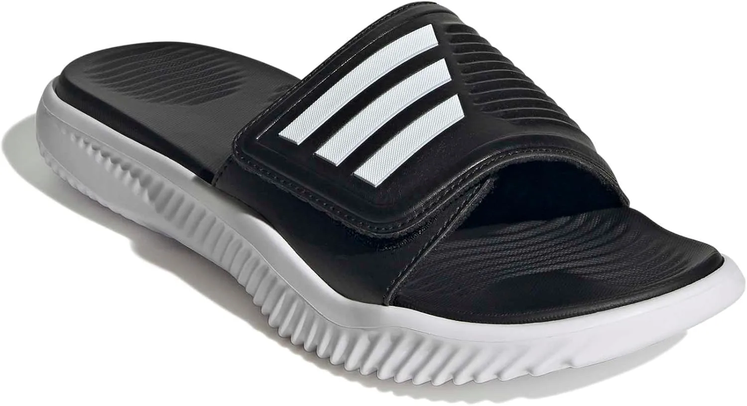 Шлепанцы Adidas unisex-adult Alpharesponse 2.0, черно-белый — фото 2