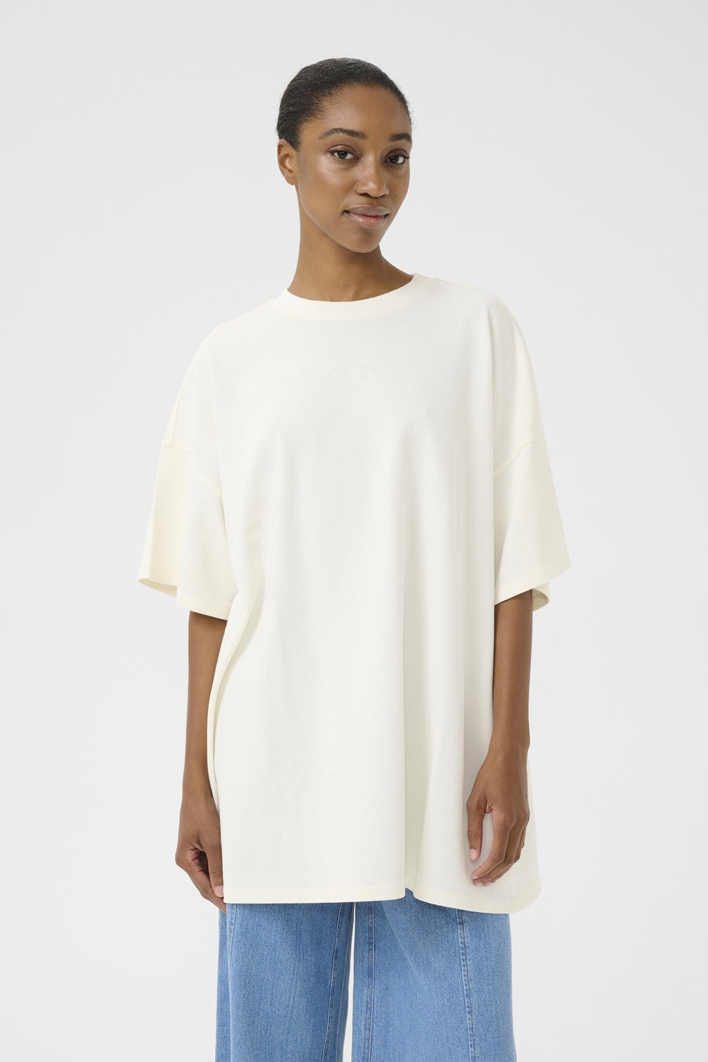 

Базовая футболка JIO OVERSIZE TEE Gestuz, бежевый