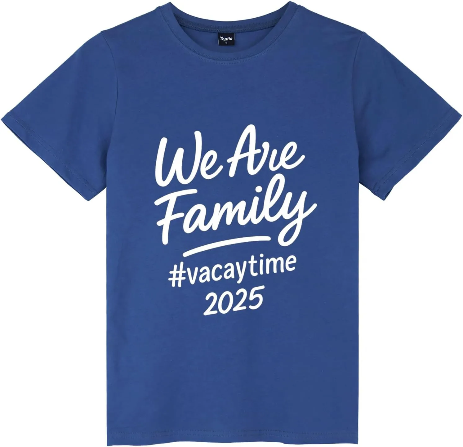 

Футболка TopTie Family Vacation, We are Family, Unisex Cotton Crewneck
