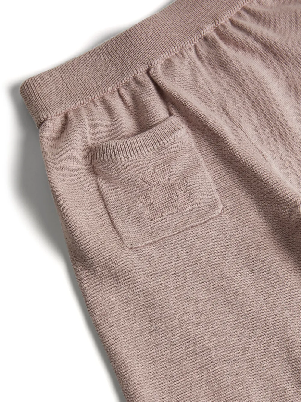 Спортивные брюки с эластичным поясом Brunello Cucinelli Kids, розовый — фото 3