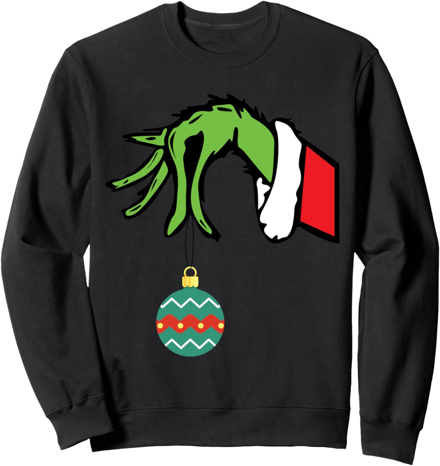 

Веселые рождественские праздники! Забавная зеленая толстовка с изображением руки в подарок Merry Christmas Holidays Funny Green Hand Bauble, Зеленый, Веселые рождественские праздники! Забавная зеленая толстовка с изображением руки в подарок Merry Christma