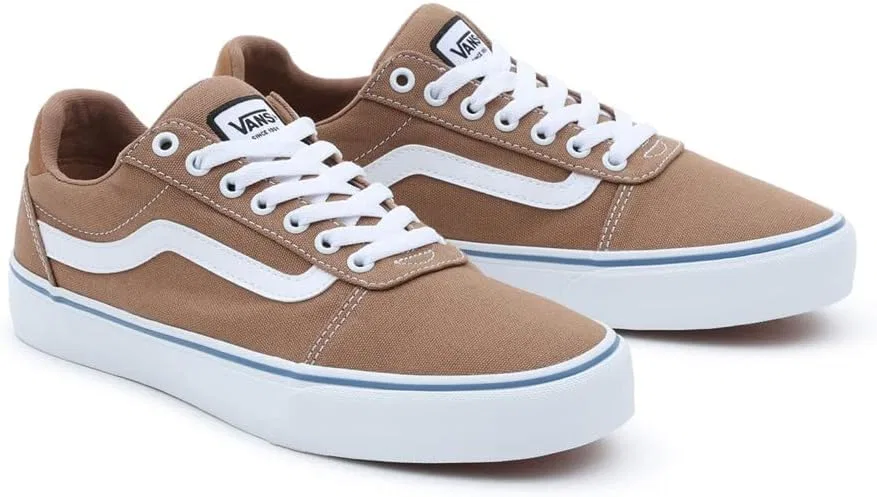 Кроссовки Vans Men's Ward Deluxe, Canvas Light Brown — фото 3
