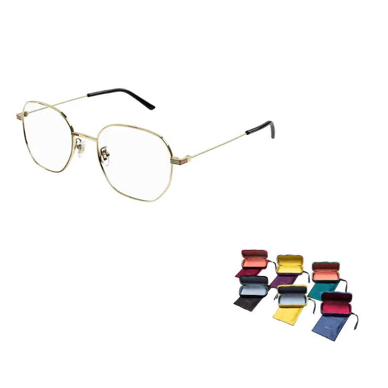 

GUCCI Очки с круглой оправой, Gold