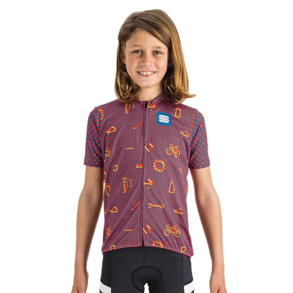 

Джерси с коротким рукавом Sportful Checkmate, фиолетовый