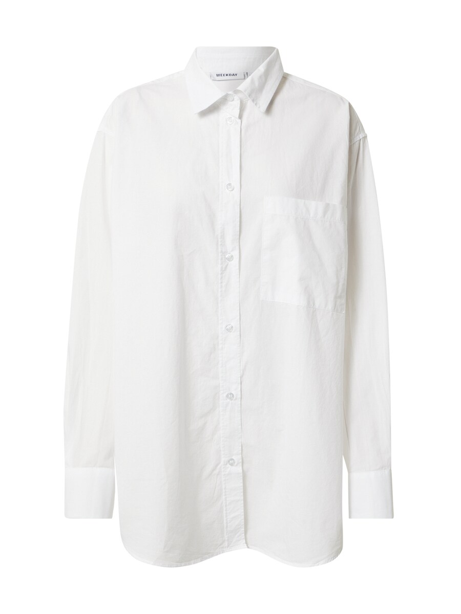 

Длинная блузка WEEKDAY Blouse, белый