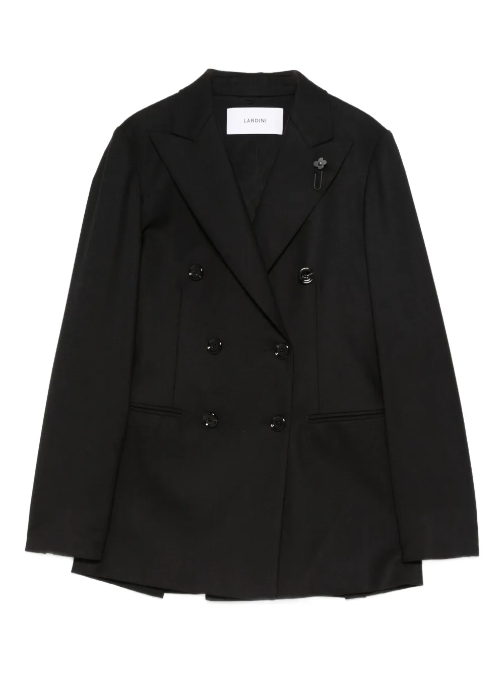 

Двубортный пиджак Adam Lardini, черный