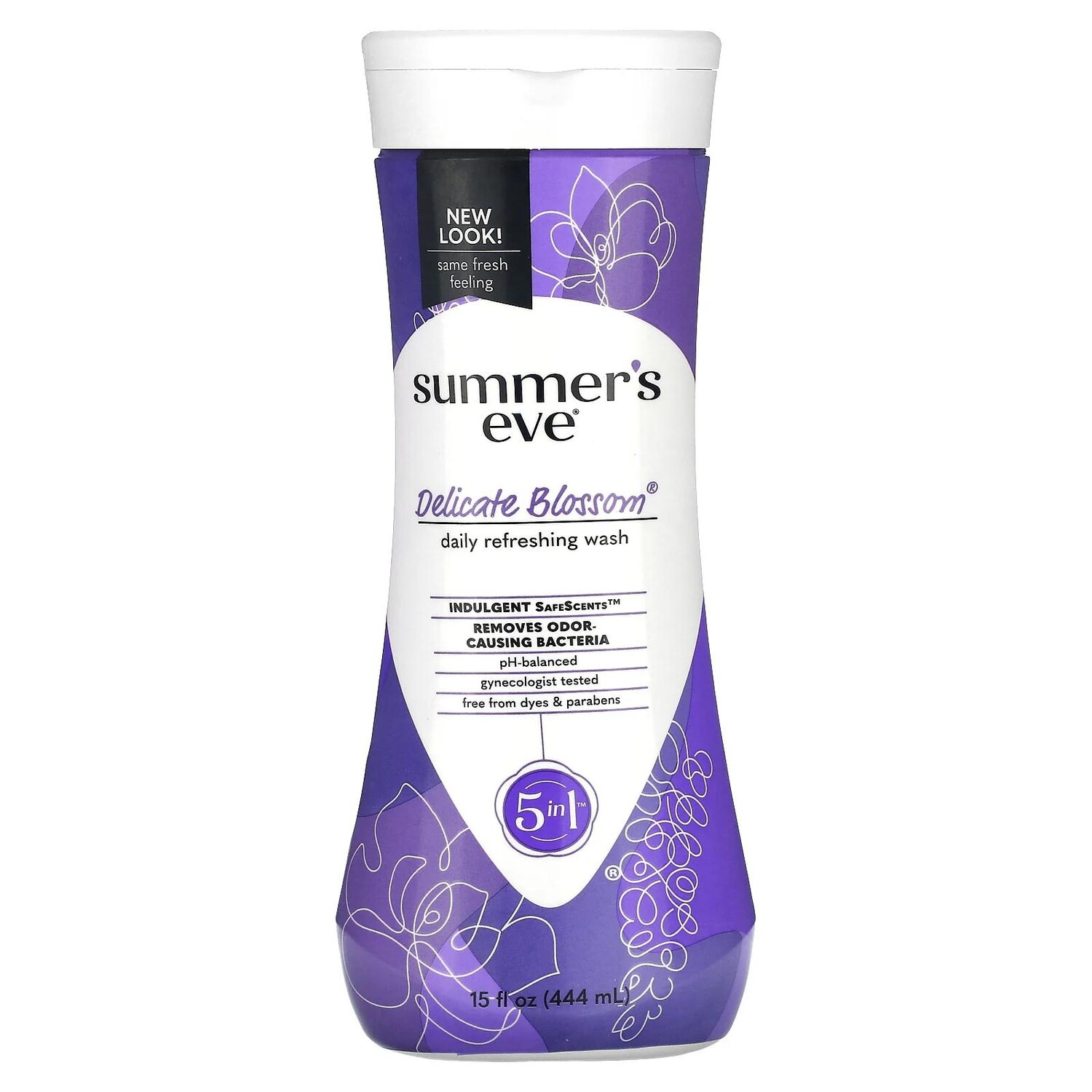 

Summer's Eve Очищающее средство 5 in 1 Delicate Blossom 444 мл