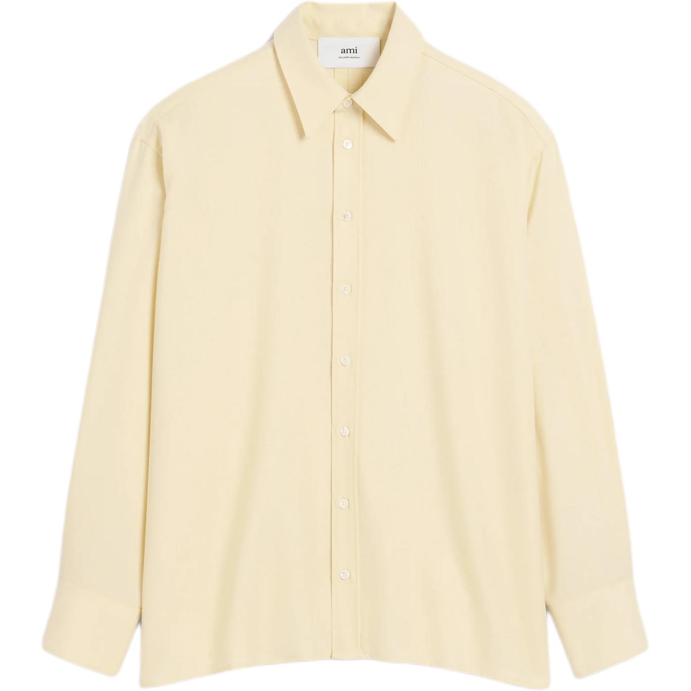 

Свободная рубашка Ami с разрезом сзади AMIPARIS, желтый