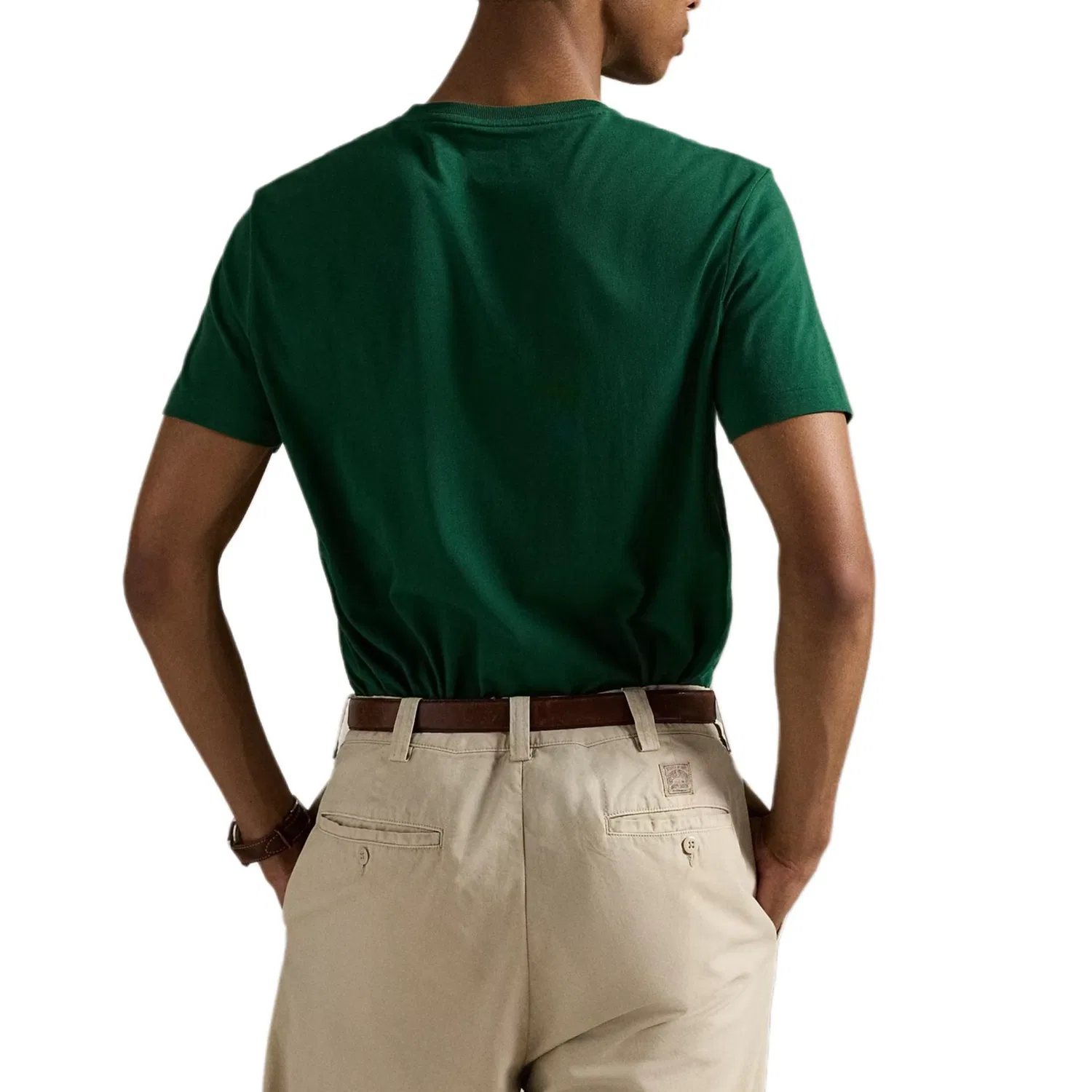 Футболка Polo Ralph Lauren с вышивкой, Forest Green — фото 4