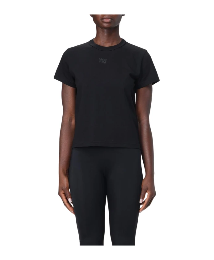 

Черная футболка с круглым вырезом T By Alexander Wang, черный