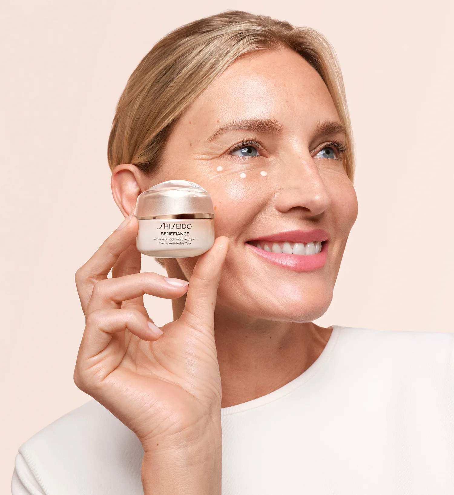 Крем для век Shiseido — Против морщин для кожи вокруг глаз , бежевый — фото 2