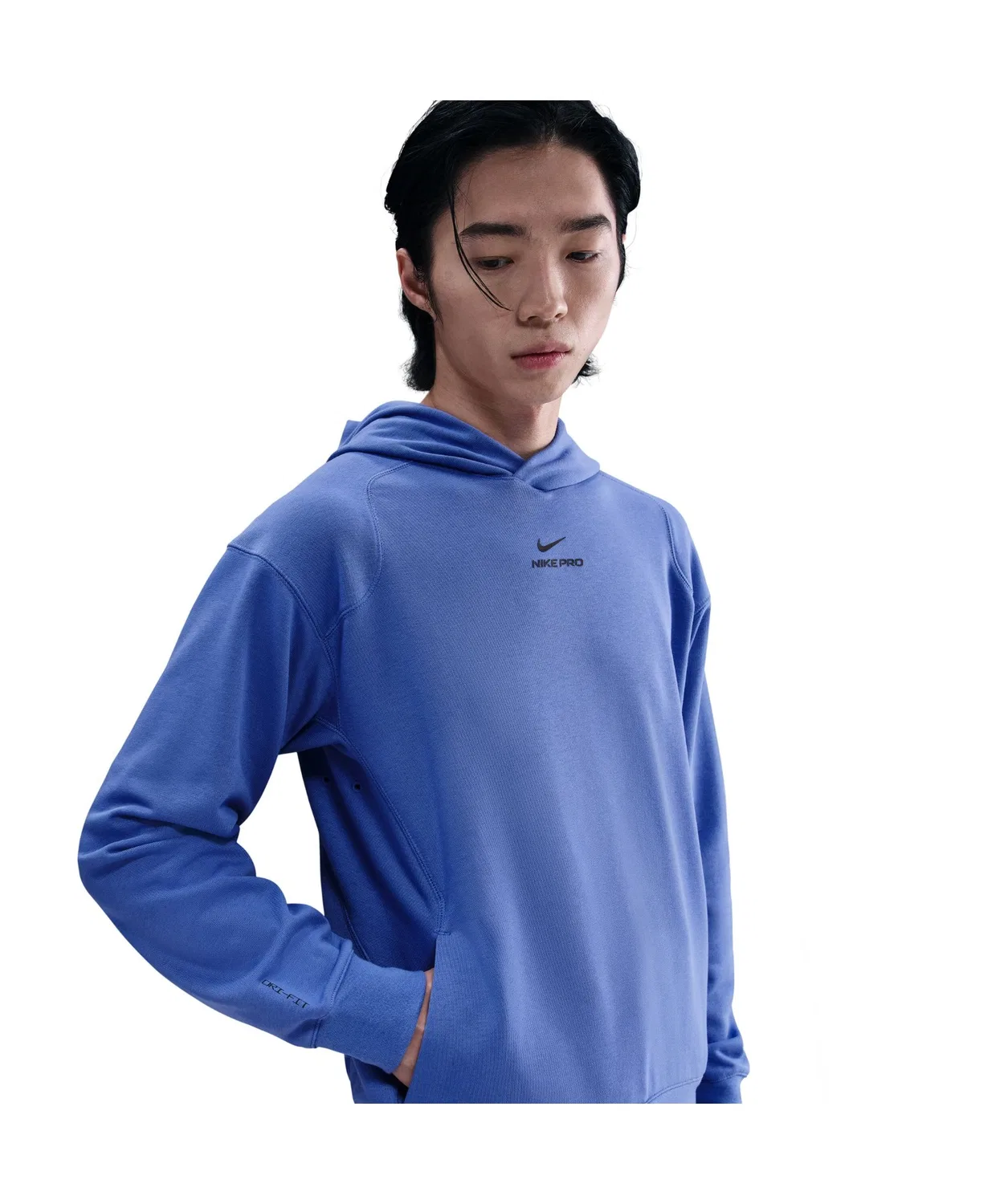 Толстовка Nike Dri-FIT Midlayer Hoodie синяя