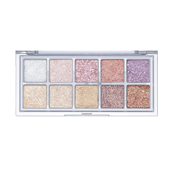 Палитра теней для век ROM&ND Better Than Palette, 00 Light & glitter garden — фото 2