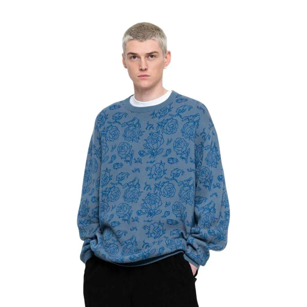 

Свитер Santa Cruz Crew botanical knit, синий