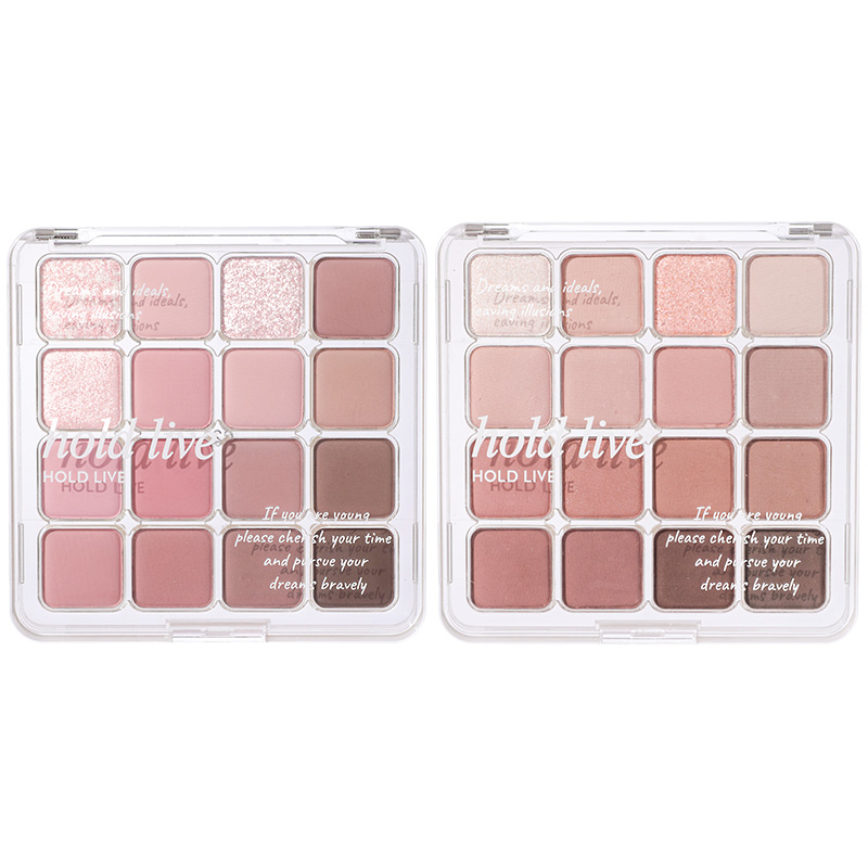 

Набор теней для век sunset magic 16 цветов легко растушевывается шиммер натуральные матовые оттенки подчеркивающие глаза комплект из 2 штук Hold Live