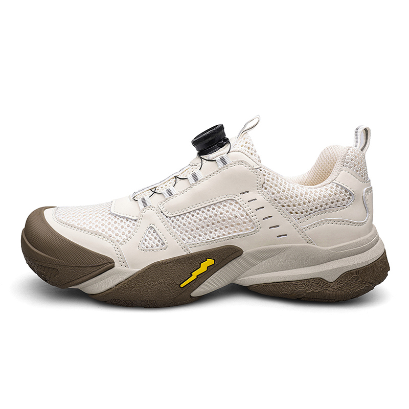 

XIMO BULL Дышащие износостойкие увеличивающие рост амортизирующие низкие повседневные туфли мужские бежевые, цвет Beige