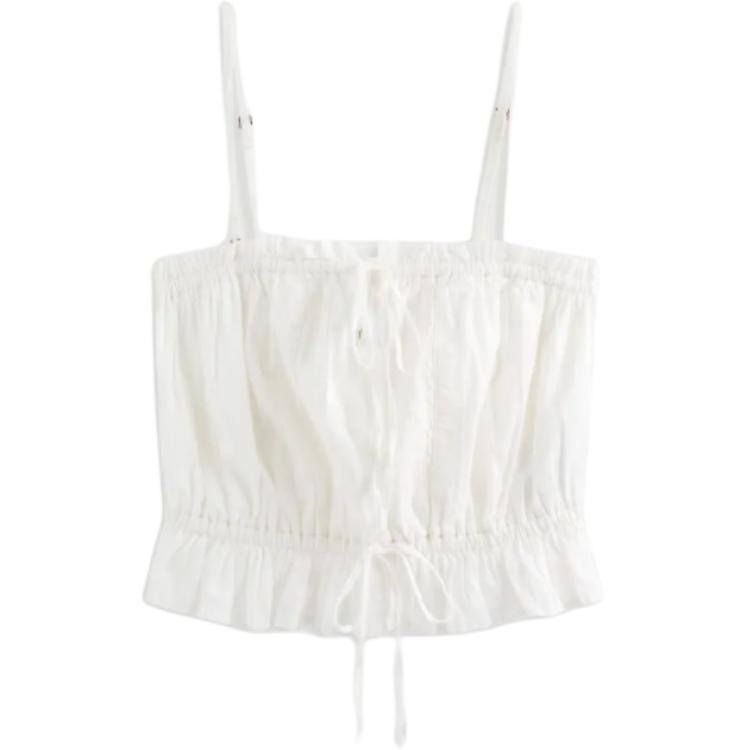 

Топ без бретелей женский Hollister, белый