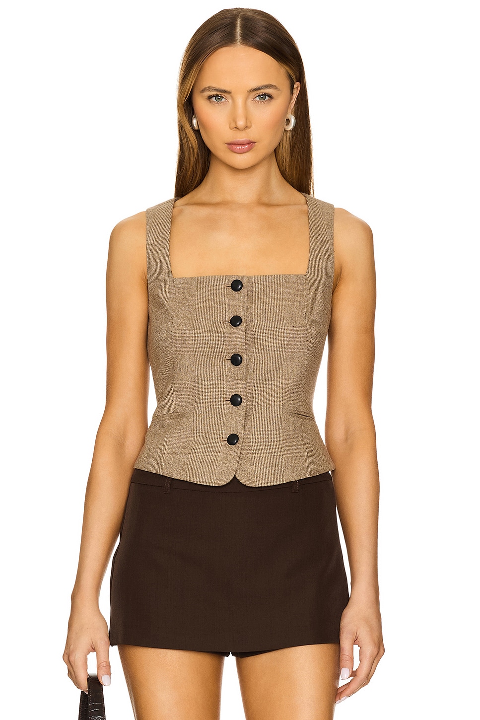 

Марианский жилет Rag & Bone, коричневый