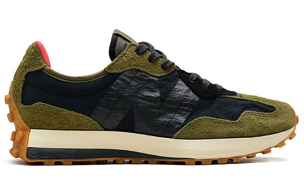 Кроссовки ограниченный выпуск edt x sbtg x 327 New Balance, зеленый — фото 3