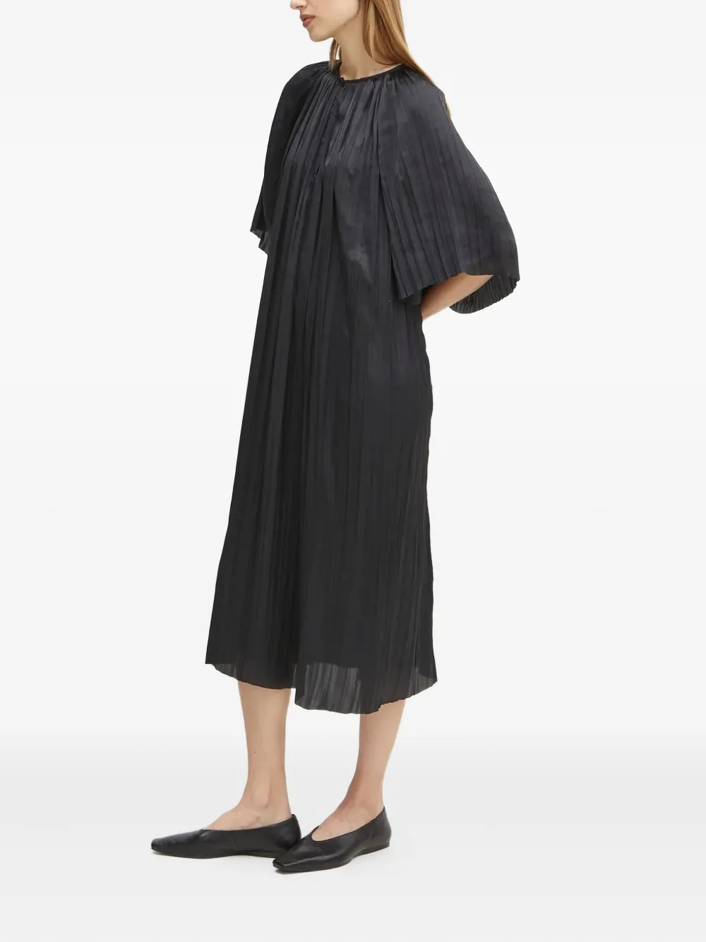 

Платье миди с плиссированным подолом Day Birger Et Mikkelsen, черный