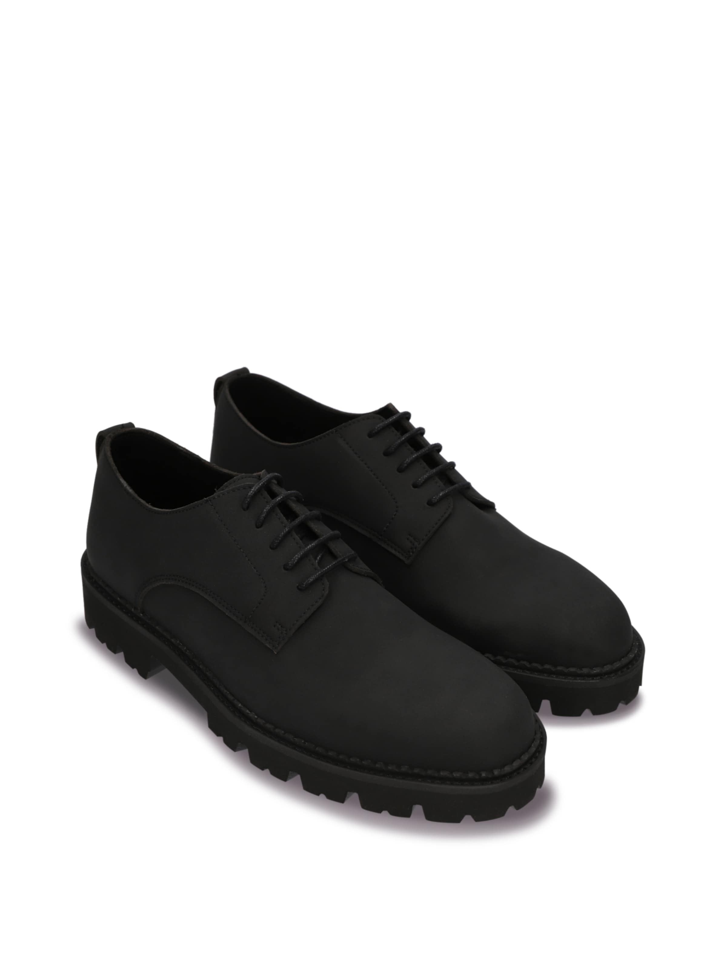 Nae Vegan Shoes Шнурованные туфли 'Adrien' в черном цвете — фото 2