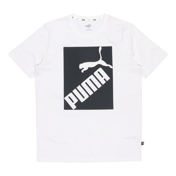 

Футболка logo printed short sleeve tee white Puma, белый