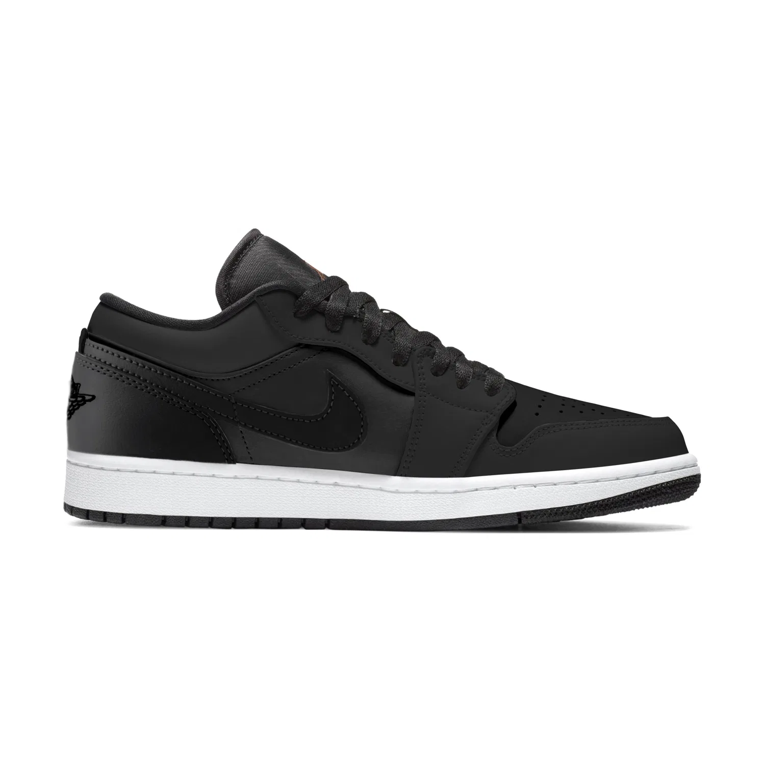 Кроссовки баскетбольные Vintage Jordan Air 1 Black Gold — фото 4