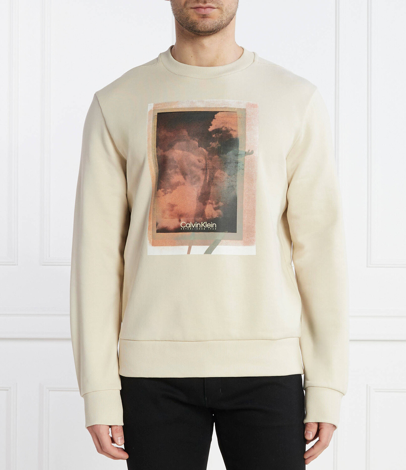 

Толстовка Calvin Klein Regular Fit, бежевый