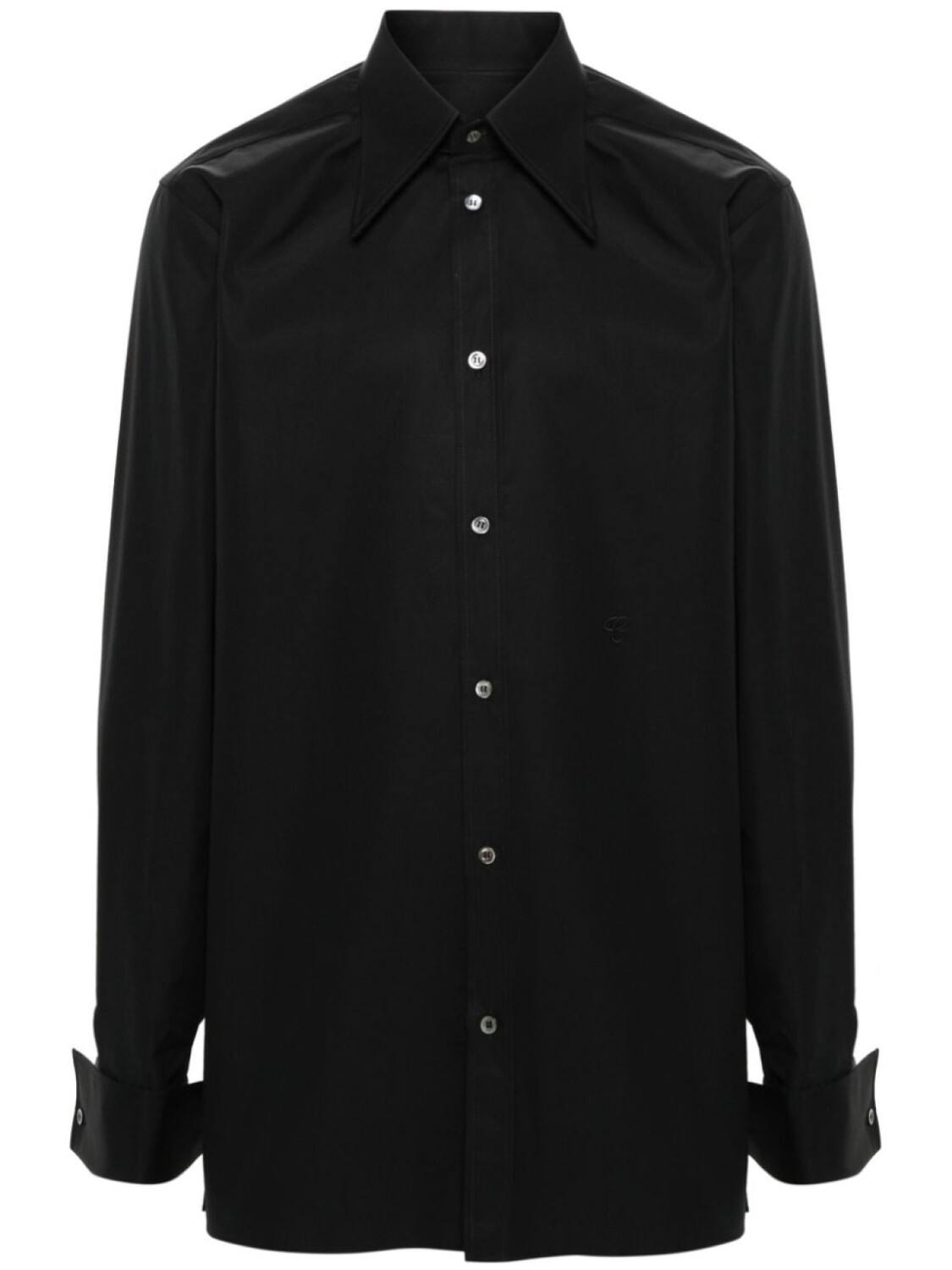 

Maison Margiela рубашка с вышивкой, черный