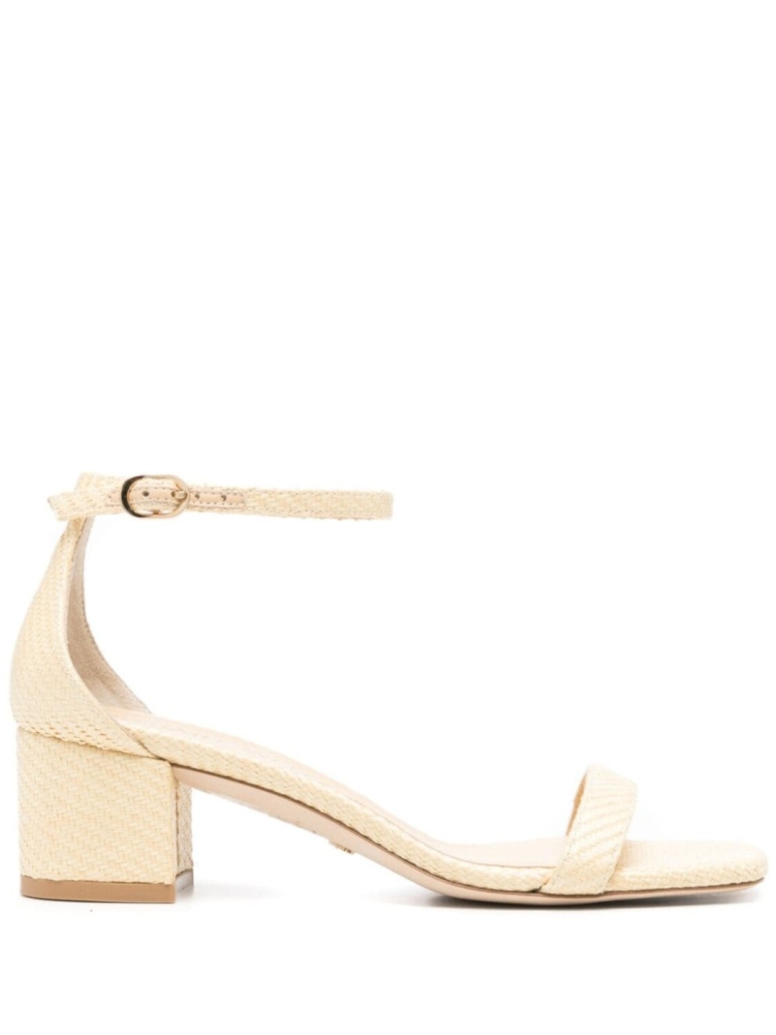 

Stuart Weitzman Simplecurve 50mm sandals, нейтральный цвет
