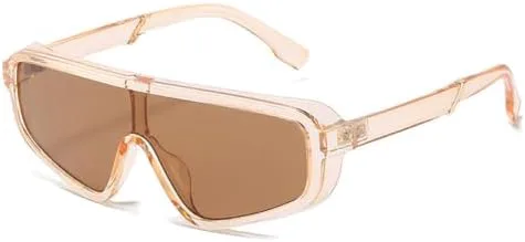 

Винтажные панк-солнцезащитные очки для мужчин и женщин, модные цельные солнцезащитные очки для женщин, ретро-очки коричневого цвета MTZJH, Lightbrown-brown