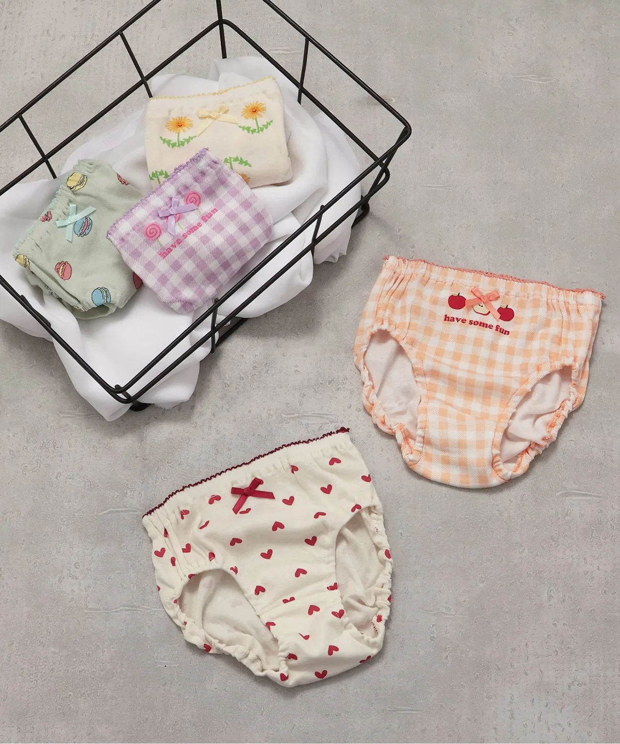 Шорты GIRLS BREEZE из хлопка, цвет кремовый — фото 2