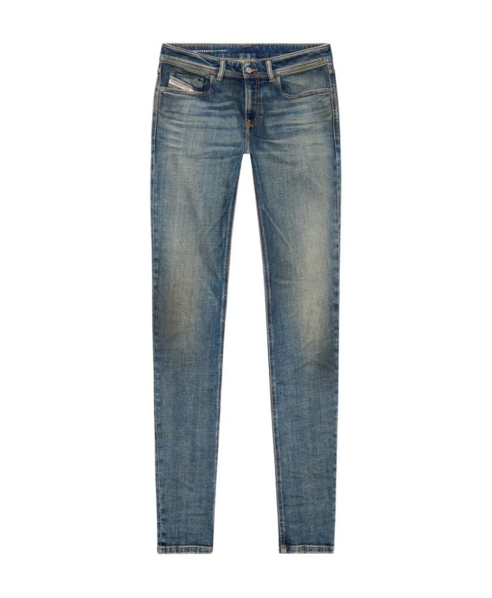 

Джинсы-Сликер с пятью карманами для мужчин Diesel, синий