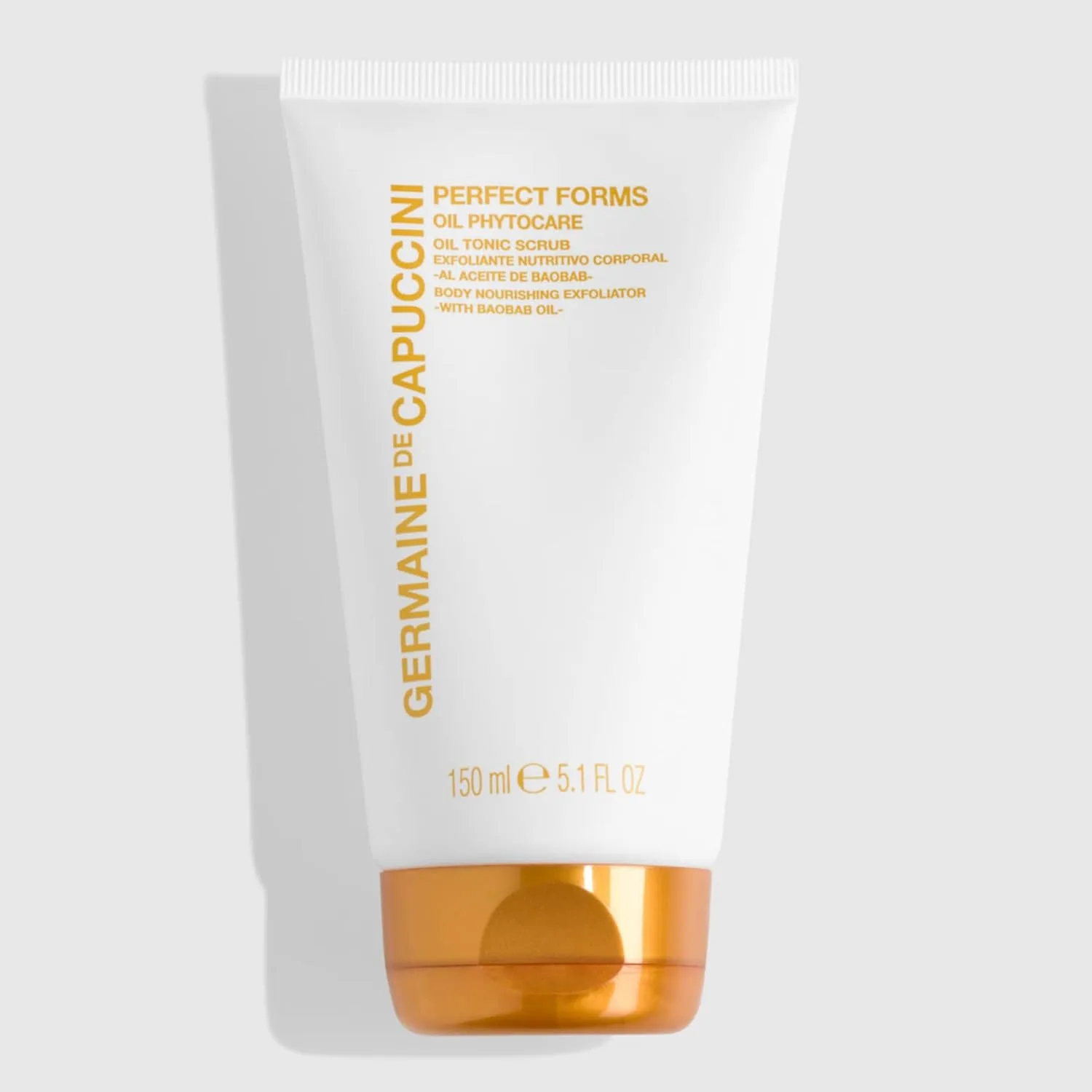 Perfect Forms Phytocare Oil Tonic Body Scrub с маслом баобаба - скраб для тела, для сухой и очень сухой кожи, 150 мл 151 мл (1 шт.) Germaine De Capuccini — фото 3