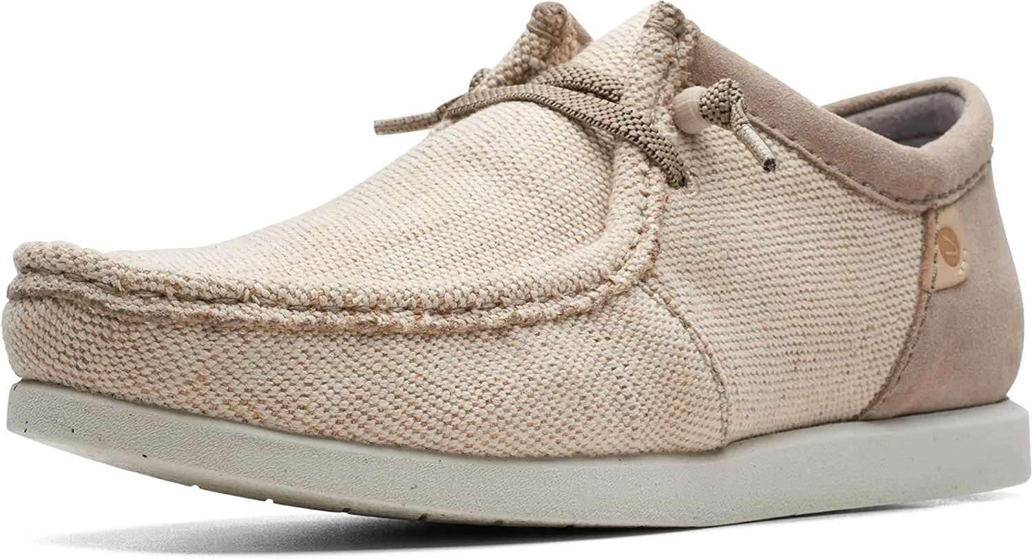 Мокасины мужские Clarks, цвет натуральный комби