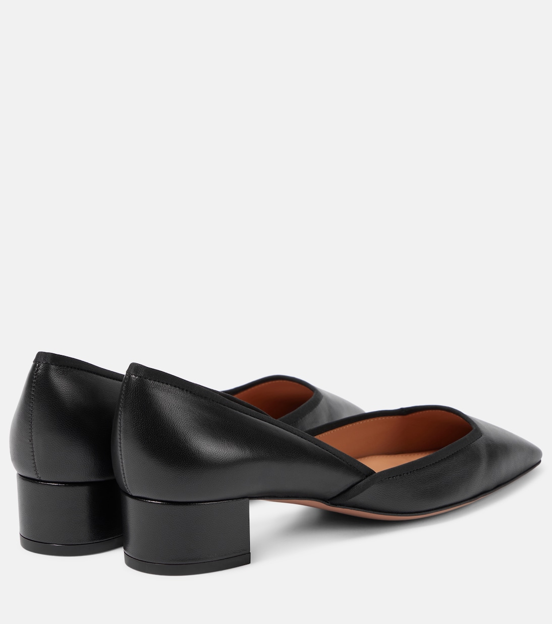Туфли-лодочки Maia 35 из кожи Aquazzura, черный — фото 2