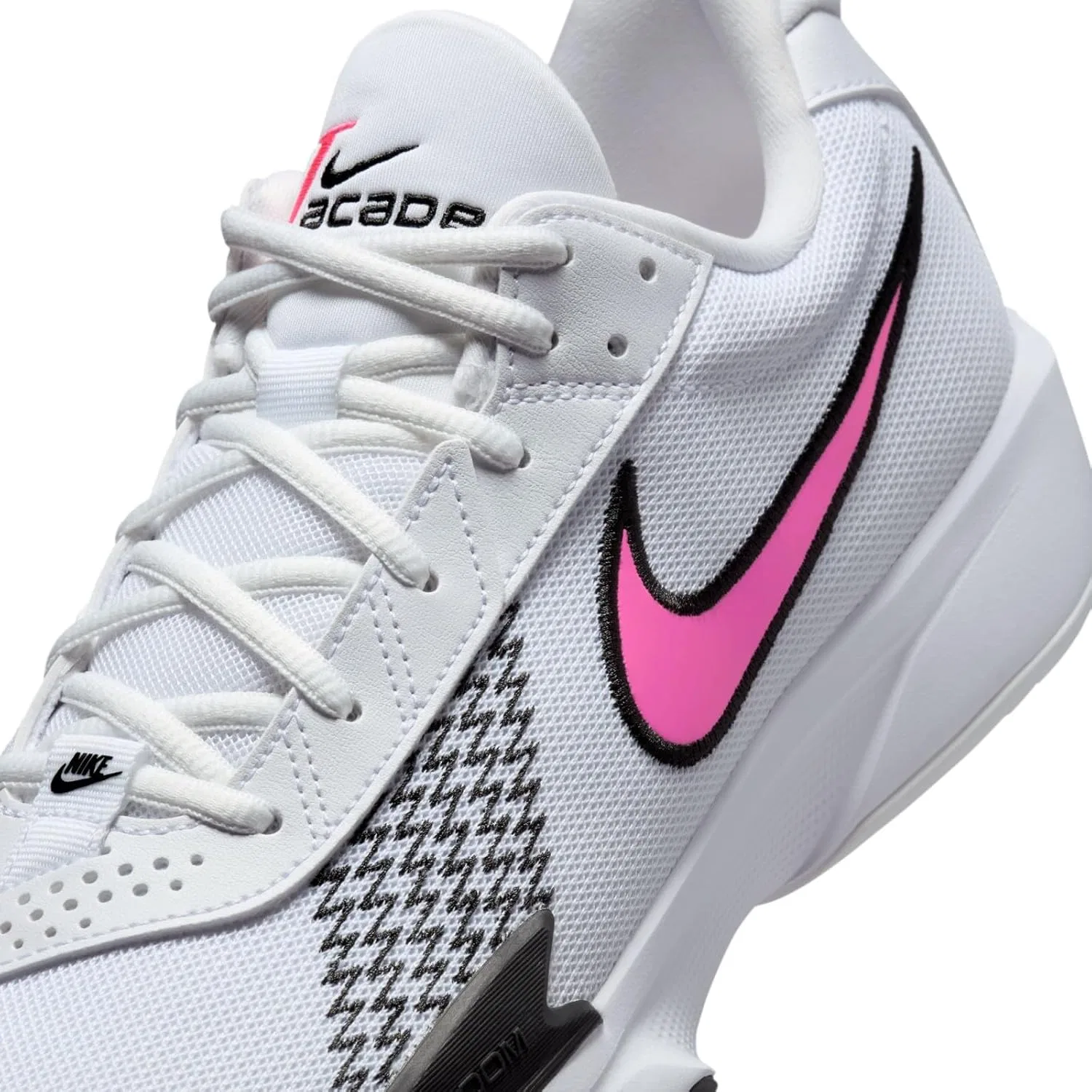 Мужские баскетбольные кроссовки NIKE Air Zoom GT Cut Academy, White Pink Blast Black — фото 2