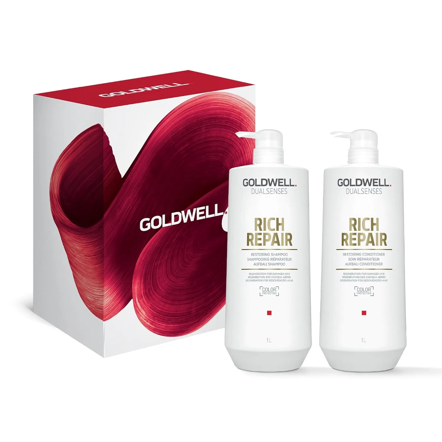 Восстанавливающий дуэт шампуня и кондиционера Rich Repair от Goldwell