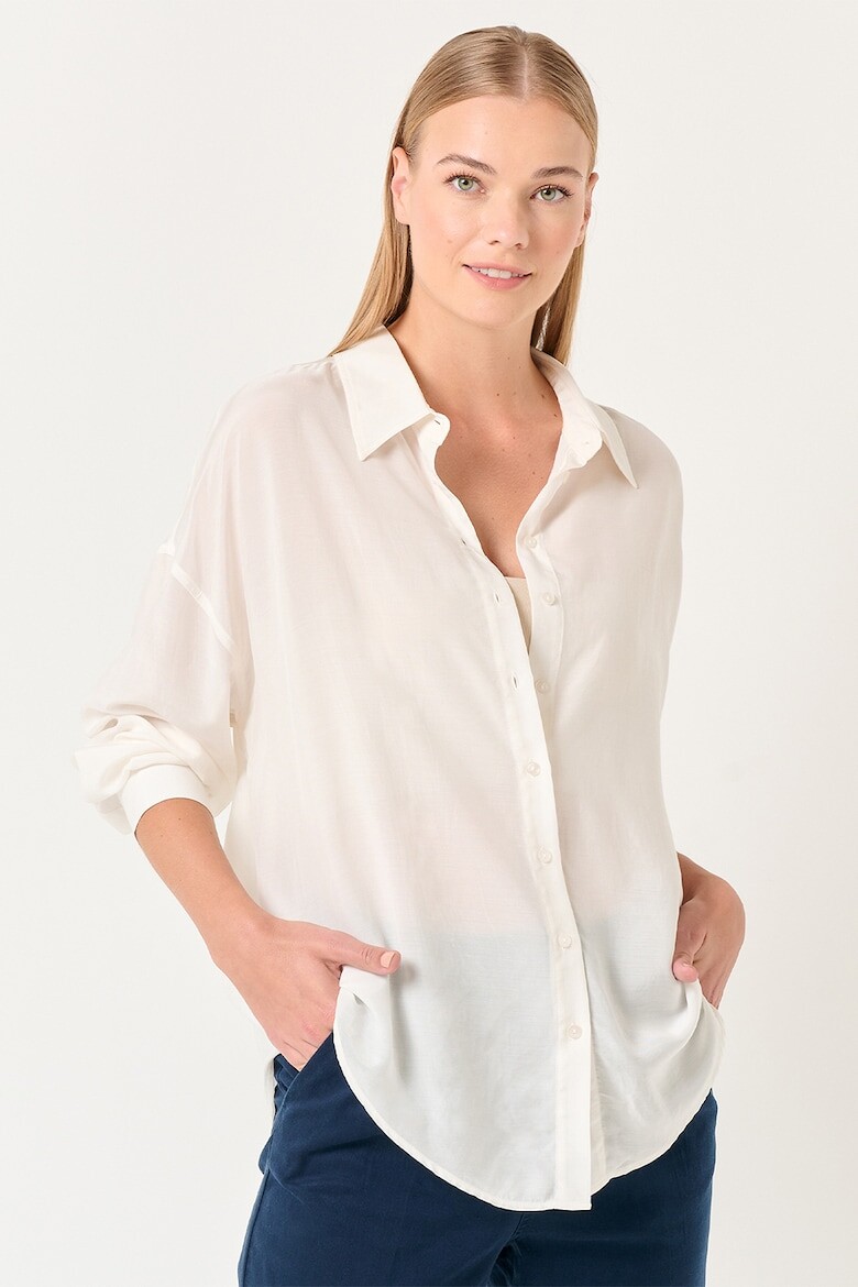 

Рубашка из модала с заниженными рукавами Jimmy Key, бежевый