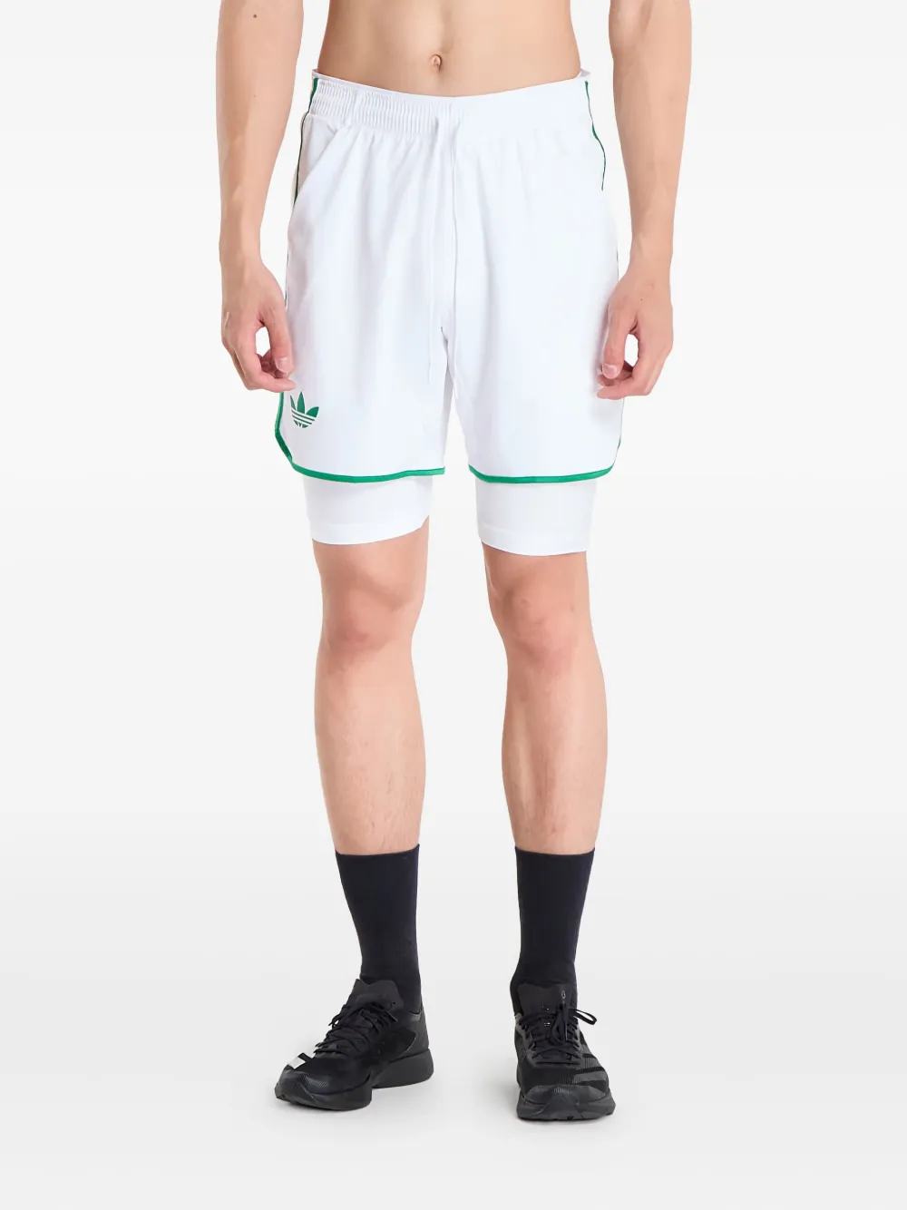 

Шорты с логотипом Adidas, белый