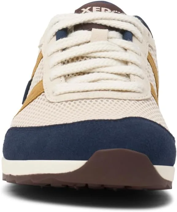 Мужские кроссовки Xero Shoes Wynn Barefoot Retro Casual Trainers, белый/темно-синий/серый — фото 4