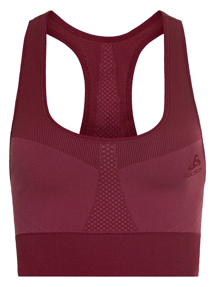 

Спортивные бюстгальтер Odlo Seamless Medium, цвет bordeaux - medium