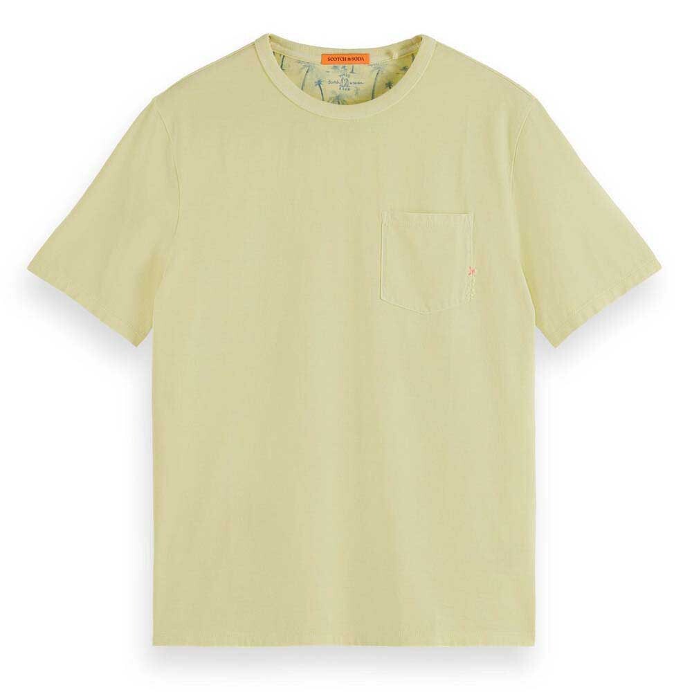 

Футболка Scotch & Soda Garment Dye Pocket, желтый