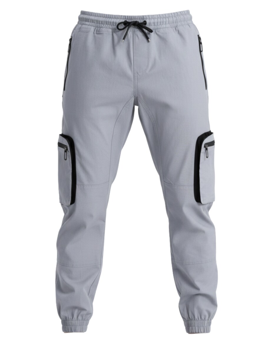 

Зауженные брюки Ombre OM-PAJO-0135, серый