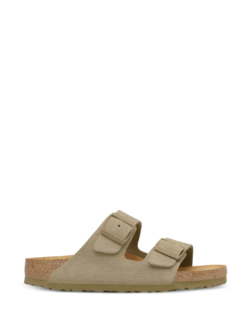 Сандалии Arizona с пряжкой из замши Birkenstock Kids, нейтральный — фото 2