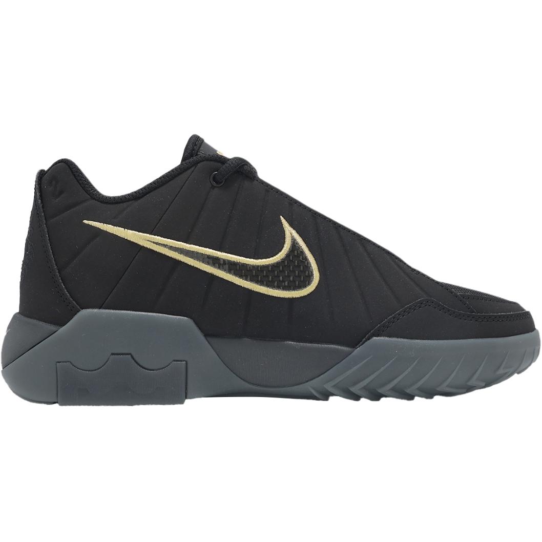 Nike LEBRON WITNESS IX Slip Resistant And Breathable Support Low top Детские баскетбольные кроссовки Black Yellow Подростки — фото 3