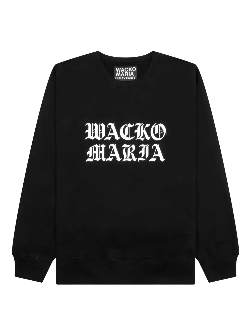 

Толстовка с логотипом из плотной ткани WACKO MARIA, черный