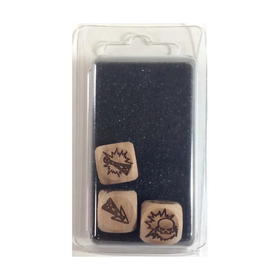 

Набор из 3 кубиков гномов, Fantasy Football Miniatures - Wooden Dice (16mm)