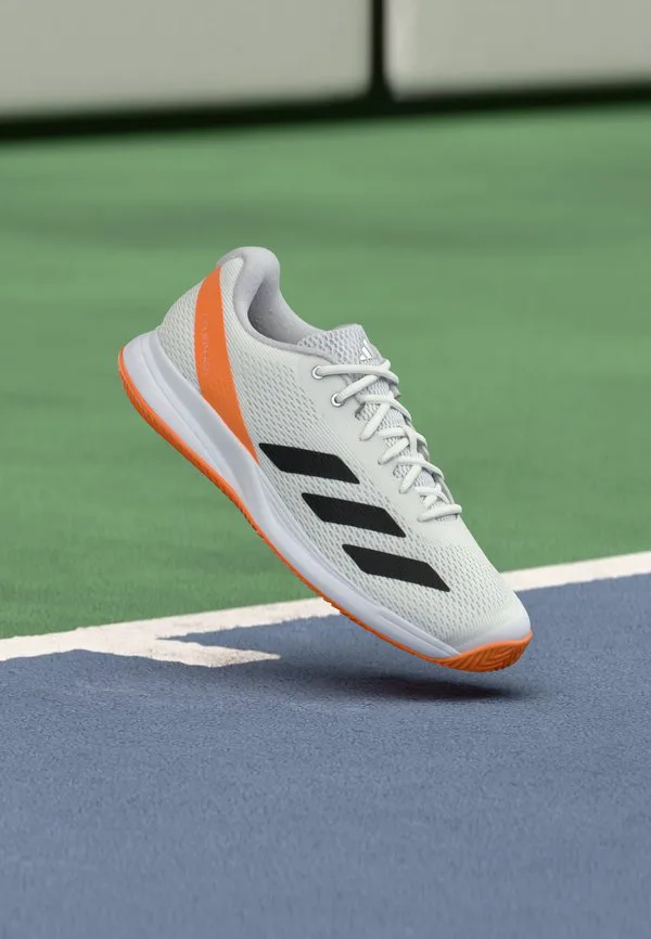 Теннисные кроссовки courtflash speed 2 all-court Adidas Performance, Footwear White/Core Black/Lucid Orange